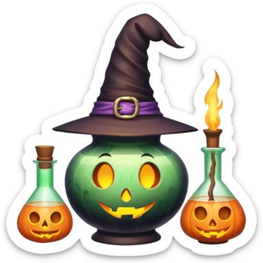 witch potions sticker