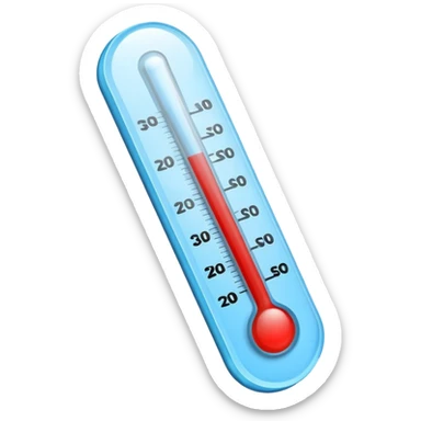 cold ice thermometer only blue color stick sticker