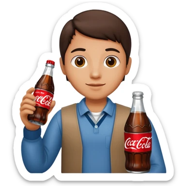 Platense tierra tomando coca sticker