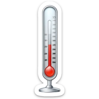 Medical Thermometer for measuring people's temperature  sticker