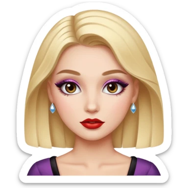 My, glamour  and clean girl sticker