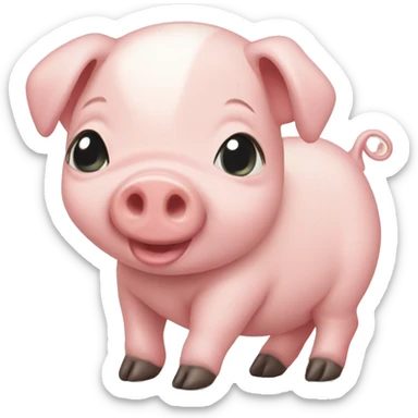 Baby pig  sticker