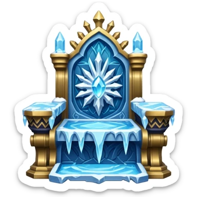 frozen throne sticker