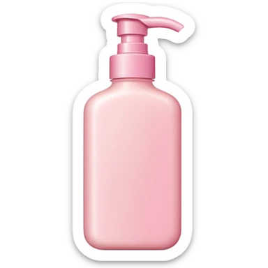 Pink lotion sticker