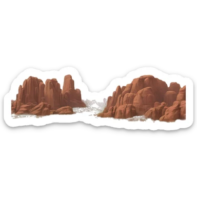 Papago Park in Phoenix, AZ sticker