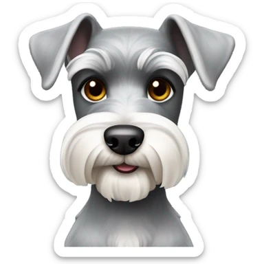 miniature schnauzer sticker