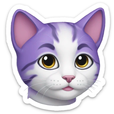 VIOLET CAT sticker