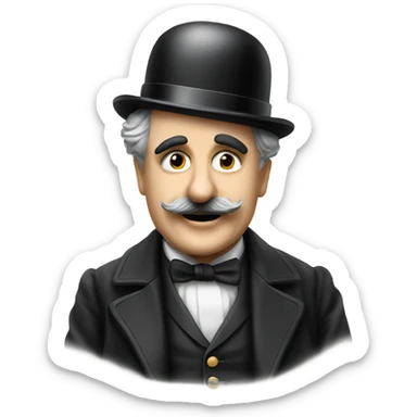  Charlie Chaplin in germany sticker