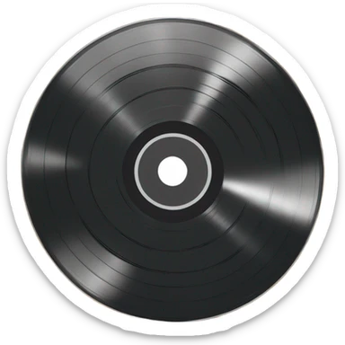 A Vinyl Record  sticker