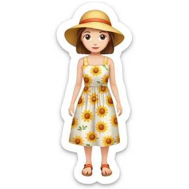 woman taking a stroll sticker