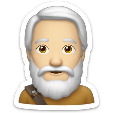 Évêque avec une mitre sticker