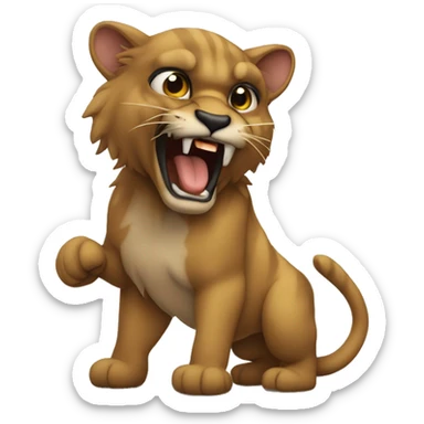 Crie um emoji de uma pantera dando joinha sticker