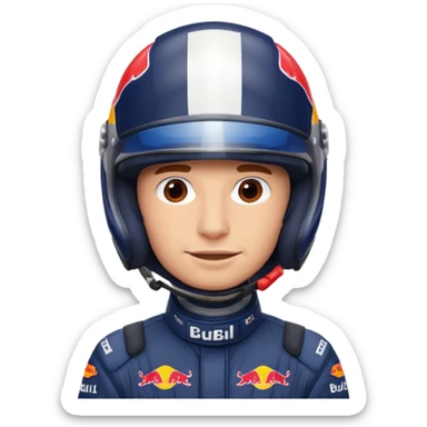 Red bull driver full face covers only helmet invisible f1  sticker