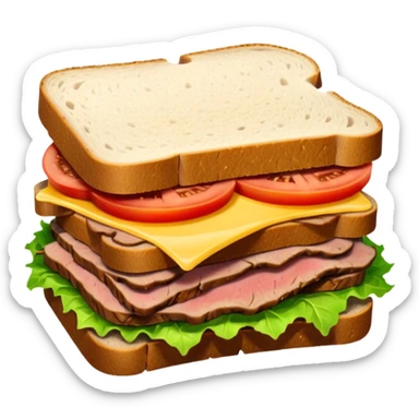 roast beef sandwich sticker