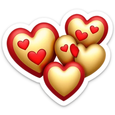 Hearts sticker