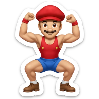 mario twerk goon sticker