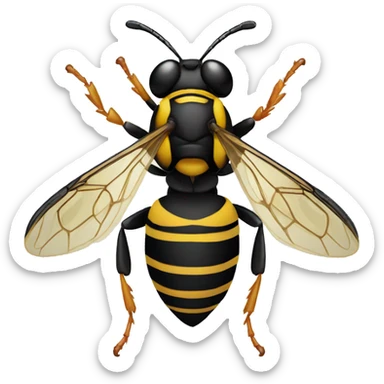 German Wasp sticker