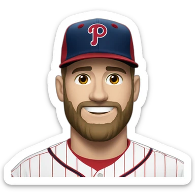 Phillies Bryce Harper sticker