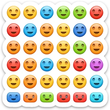 Whimsical fonts sticker