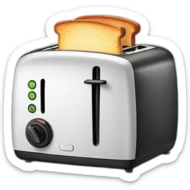Toaster a monster sticker