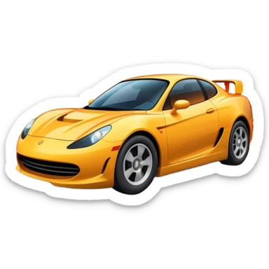 An icon showing an action-packed scene with a character driving a fast car through a bustling city, inspired by GTA 4. The design features dynamic movement, with explosions and chaos in the background, symbolizing high-speed chases and intense action. Transparent background. sticker