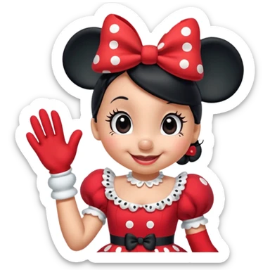 minnie mouse sticker