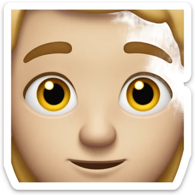 Disappointed giggle sticker