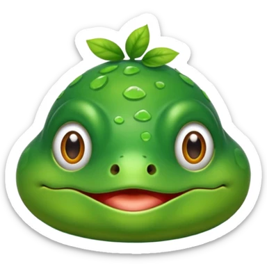 Um sapo dando risada sticker