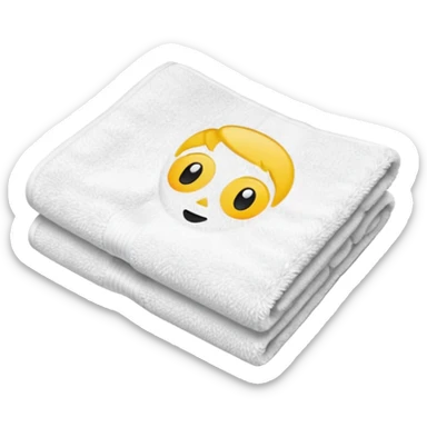 Hairdresser towel sticker