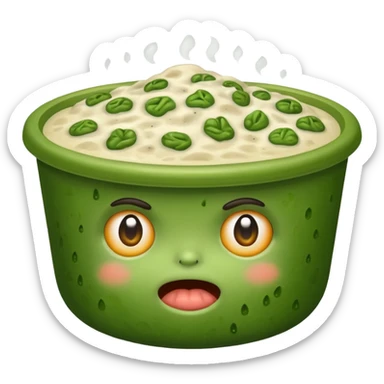 smelly rotten porridge sticker