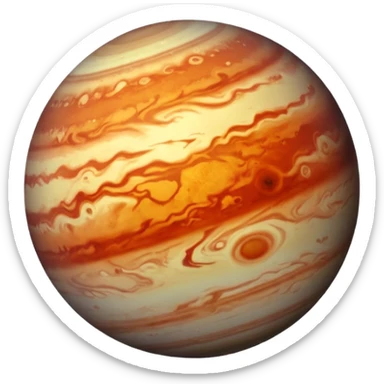 Mercury planet realistic sticker