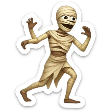 Dancing Mummy sticker