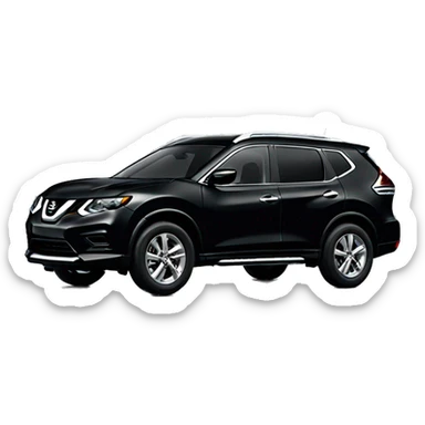 Black 2017 Nissan rogue  sticker