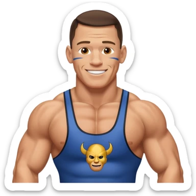wwe wrestler john cena  sticker