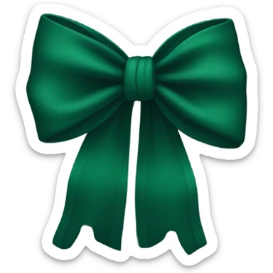 🎀 but dark green  sticker