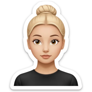 Hazme una imagen de una clean girl sticker