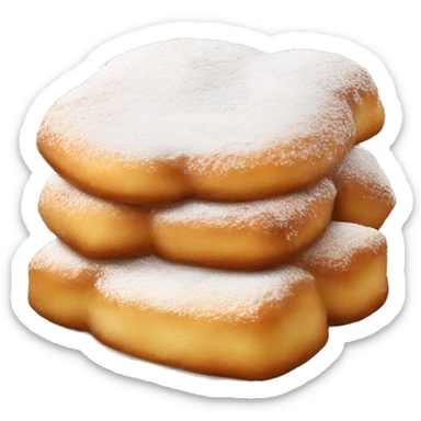 beignets sugarfree sticker