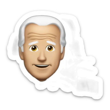 joe biden in a car sticker