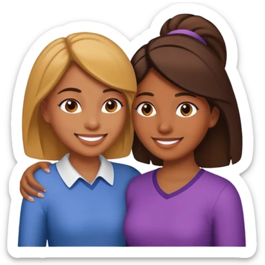 Woman “cock blocking” their friend by keeping them from getting with a girl sexually  sticker