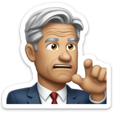 Jerome powell angry waving sticker