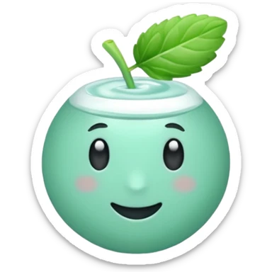 Mint-green aesthetic  sticker