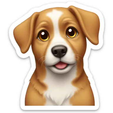 Cute dog sticker
