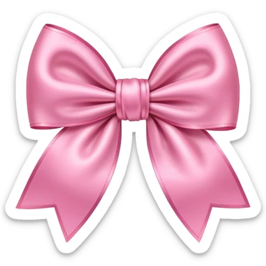Pink Aesthetic bow sticker