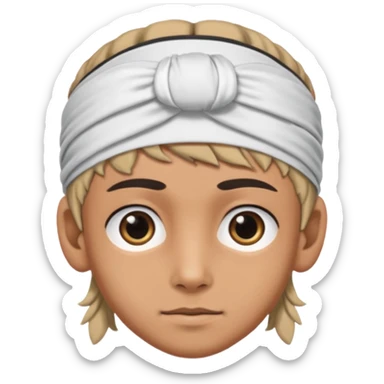 i want asta from black with his head band sticker