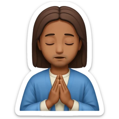 Jesús orando sticker