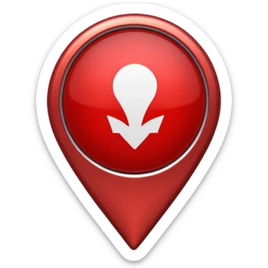 location pin italy sticker