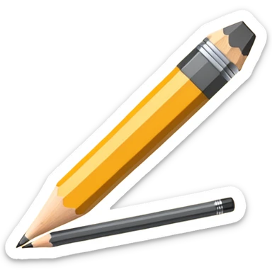 Pencil sticker