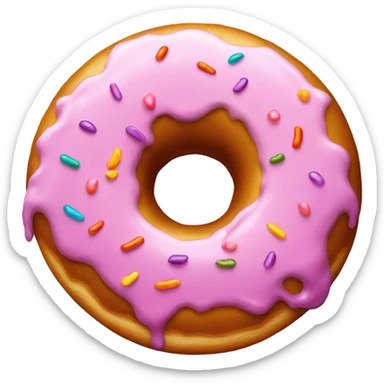 Glazed donut lgbt sticker