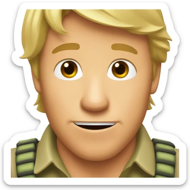 Steve Irwin  sticker