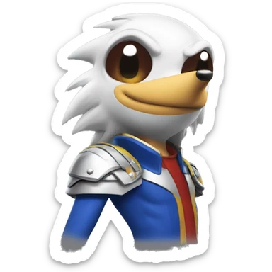 sonic hawk tuah lunchly sticker